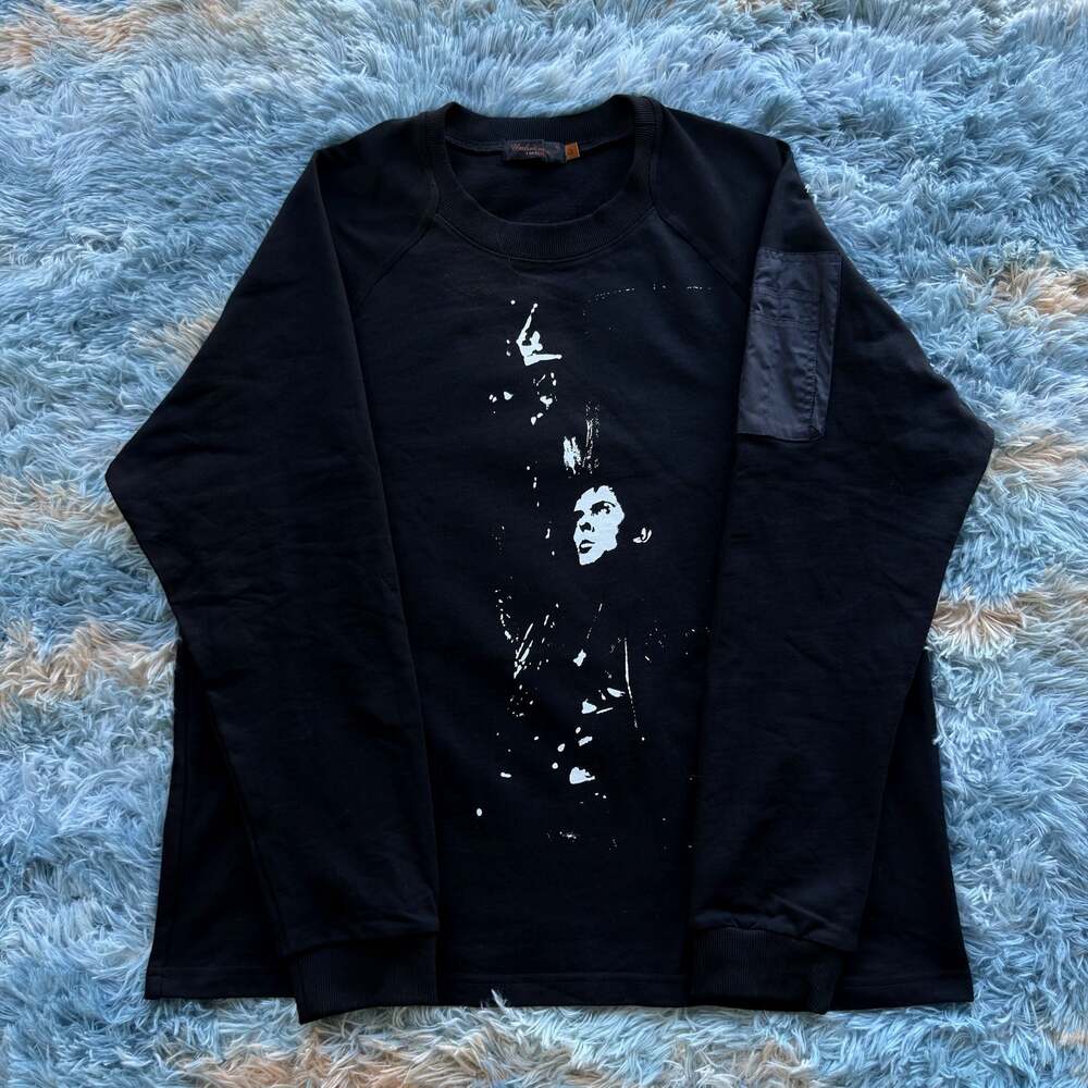 Undercoverism For Rebel Graphic Print Sweatshirt With Sleeve Pocket Size 3